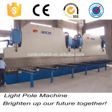 Street metal utility electric wire lamp-post pole machine